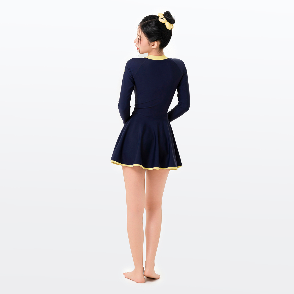 Đồ bơi nữ SOBIE liền thân váy tay dài kín đáo và chống nắng Gorgeous Orion | BigBuy360 - bigbuy360.vn