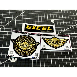 Tem Dán Sticker EXCEL 8.5x2.5 Ricedecal