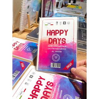 Giấy Happy Postcard tập 10 tờ A6