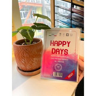 Giấy Happy Postcard tập 10 tờ A6