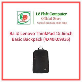 Ba lô Lenovo ThinkPad 15.6inch Basic Backpack (4X40K09936) - Hàng Chính Hãng Lenovo