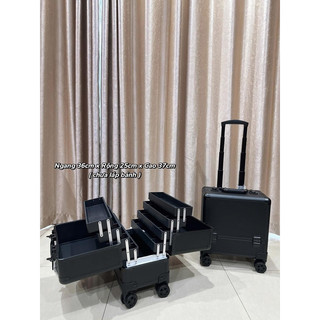 ( Loại 1 ) Cốp Kéo Trang Điểm 4 bánh MAB Nhựa cao cấp