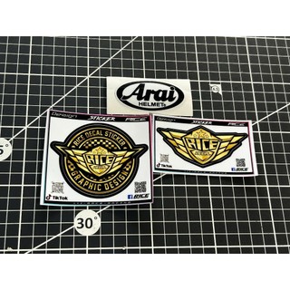ARAI Tem hình Dán xe máy Arai 6.3x3.0 Ricedecal