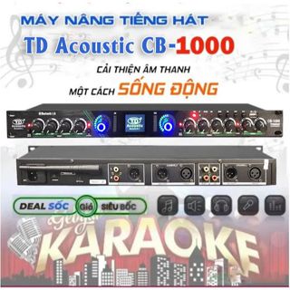 Nâng Tiếng Karaoke TD Acoustic CB-1000,Bluetooth,Optical, Tăng Tiếng Treble, Bass