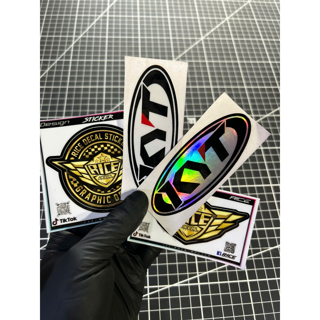 Tem Dán Sticker KYT 9.5x3.5