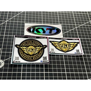 Tem Dán Sticker KYT 9.5x3.5