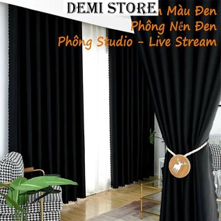 BEST SELLER Rèm màn cửa Màu Đen Phông nền Đen Phông rèm đen chụp ảnh Studio Rèm Live Stream