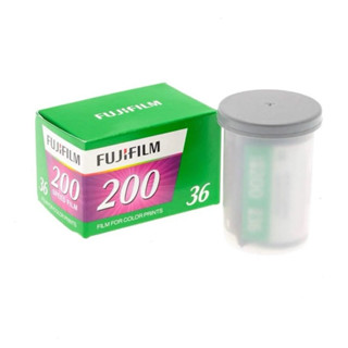  Fuji C200 36exp In Date 10 2026 bản mới film 35mm Fujicolor 200 loại hộp lẻ 1 hộp có 1 cuộn film và hủ nhựa bảo quản 
