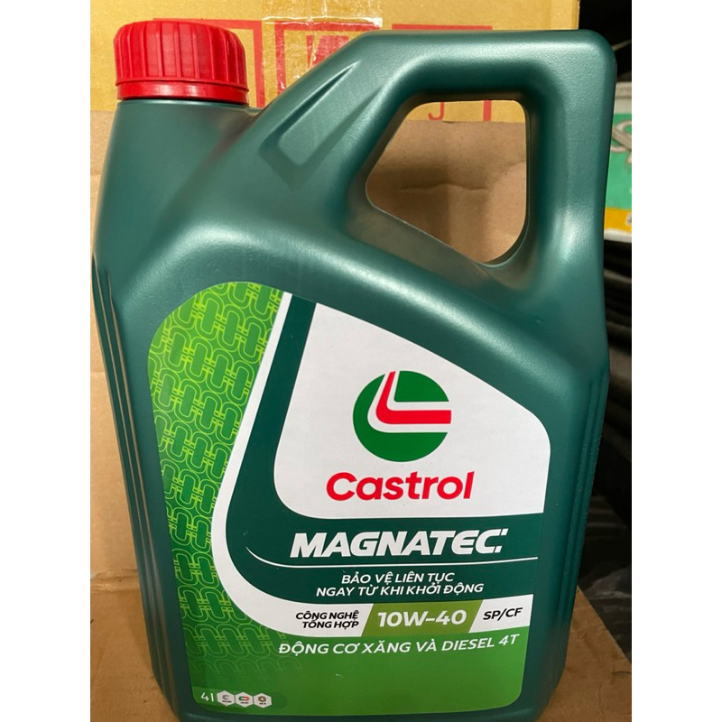 Nhớt Castrol Magnatec 10W40 4 Lít - Hàng Chính Hãng