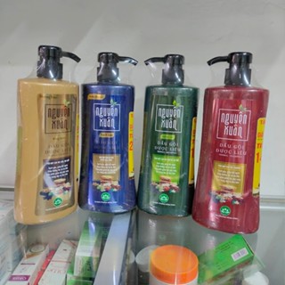 [CHÍNH HÃNG] Dầu gội nguyên Xuân xanh-Vàng-Nâu-sạch gàu chai 450ml tặng 50ml thể tích giá không đổi