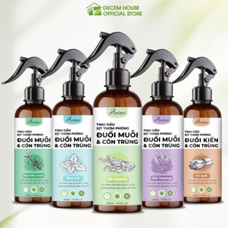 Xịt phòng tinh dầu Anima giúp thơm phòng, khử mùi, đuổi muỗi, kiến và côn trùng - An toàn, hiệu quả