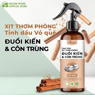 Xịt phòng tinh dầu Vỏ quế Anima đuổi kiến ba khoang, muỗi và côn trùng, khử mùi, làm thơm phòng