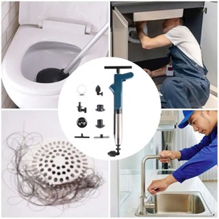 Súng Thông Bồn Cầu, Chậu Rửa Bát , THÔNG NGAY TẮC DO VẬT CỨNG, ĐẤT, CÁT - Khí Nén AGT Cực Mạnh 8kg - Thép Không Gỉ,