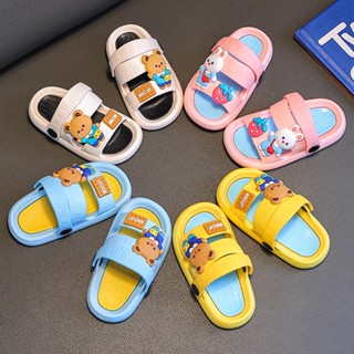 Dép cho bé, dép quai hậu cho bé trai bé gái hình hoạt hình đáng yêu hàng Quảng Châu cao cấp D2