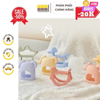 Gặm nướu Moyuum Hàn Quốc cao cấp chính hãng, chất liệu silicon siêu mềm an toàn cho bé - minjeebaby
