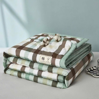 Chăn Đũi Hè Thu Muji Nhật Bản Kẻ Mẫu Mới 2025 Kích cỡ 2m*2m3 siêu rộng