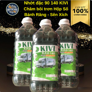 Nhớt đặc 140 KIVI Châm bôi trơn Hộp Số - Bánh Răng - Sên Xích (1L, 5L)
