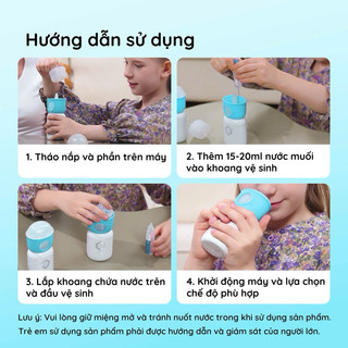Máy vệ sinh mũi iSmile EN50S - Phương pháp hiện đại chăm sóc sức khoẻ hô hấp cho bé và cả gia đình.