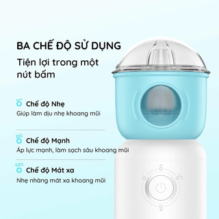 Máy vệ sinh mũi iSmile EN50S - Phương pháp hiện đại chăm sóc sức khoẻ hô hấp cho bé và cả gia đình.