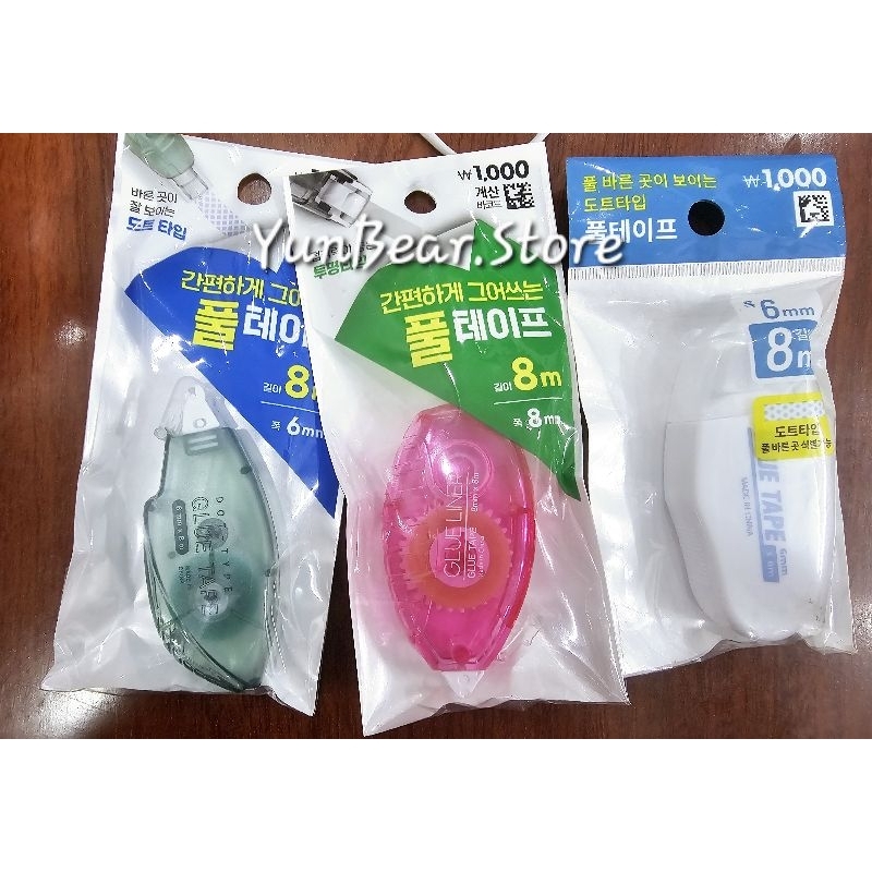 [Có sẵn] GLUE TAPE DAISO HÀN QUỐC - Băng dính hai mặt dạng bút kéo