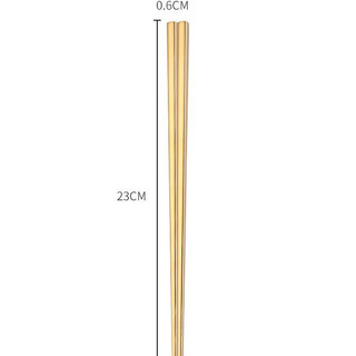 sét 5 đôi đũa inox mạ vàng cao cấp đũa decor