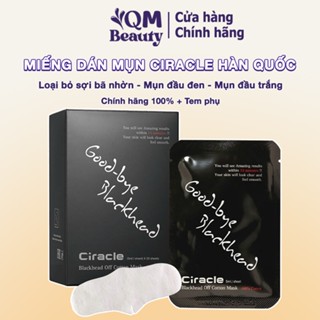 Miếng dán mụn Ciracle Goodbye Blackhead Off Cotton Mask hỗ trợ hút và đẩy mụn đầu đen Hàn Quốc