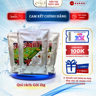 AQUAMIX - VISIBIOMART - KHOÁNG SIÊU ĐẠM HỖ TRỢ KÍCH MỒI VUÔNG QUẢNG CANH - GÓI 1 KG