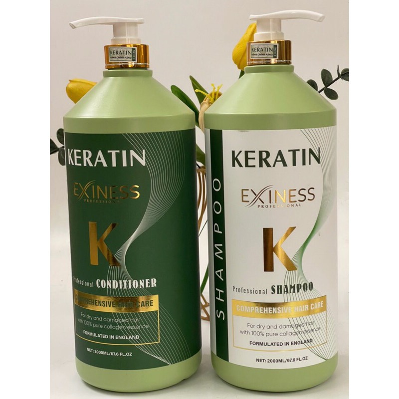 Dầu Gội Đầu Nữ Keratin K Explexrs Dầu Gội Gàu Collagen Keratin K 2000ML
