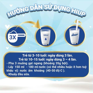 Sữa Bột Hiup Sữa Bột Tăng Chiều Cao - 650g