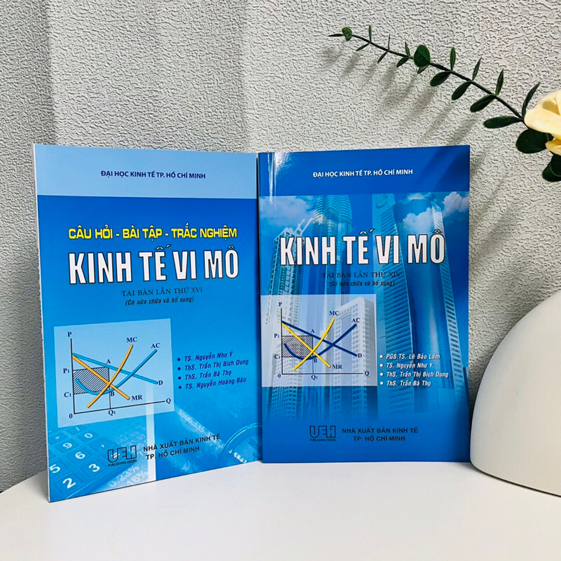 Sách - Combo Kinh Tế Vi Mô (Lý Thuyết + Bài Tập) - PGS.TS. Lê Bảo Lâm - Trường ĐH Kinh Tế TP.HCM) - 
