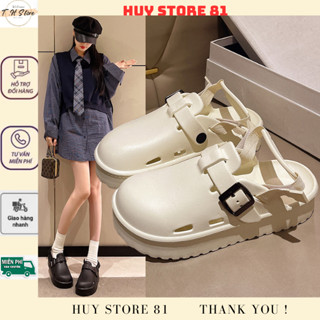 Dép Sục Nữ EVA Đế Cao 4Cm Kiểu Dáng Trẻ Trung Êm Chân Chống Trượt Quai Tháo Rời Dễ Phối Đồ Mẫu Mới Hàng QCCC