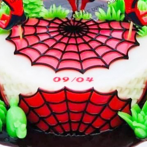 Khuôn silicone mạng nhện làm bánh sinh nhật cho bé