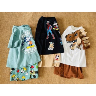 Bộ cotton bé trai 2-10y