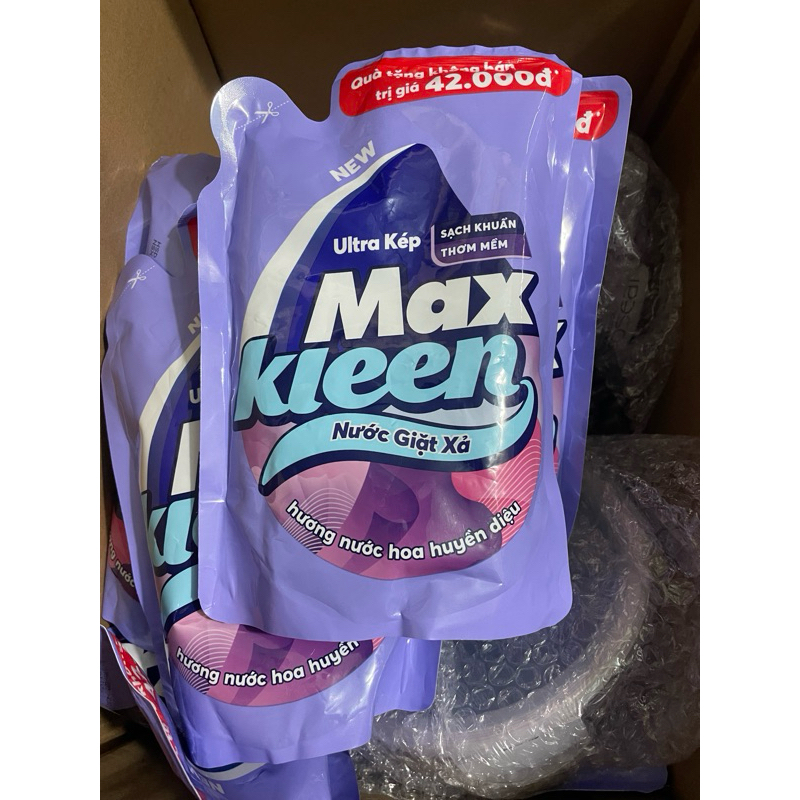 Nước giặt xả Max kleen 600g