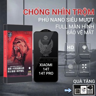 Cường lực Xiaomi 14T, 14T Pro 5G Cow case chống nhìn trộm full màn | Miếng kính dán bảo vệ màn hình cho Redmi