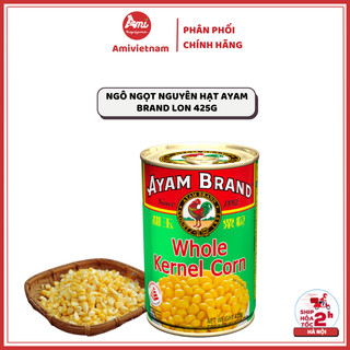 Ngô Ngọt Nguyên Hạt Ayam Brand Lon 425g - Thơm Ngon, Tiện Lợi