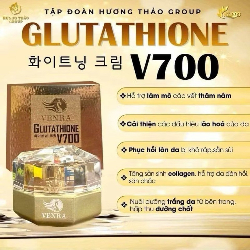 Kem Dưỡng Da Glutathione V700 Hương Thảo Group