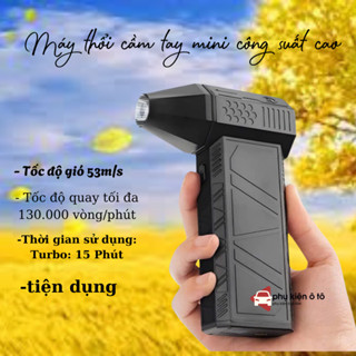 Quạt Phản Lực Đa Năng Mini Super BoGi Ô tô - Máy thổi cầm tay mini công suất cao.Thổi vệ sinh-Thổi tuyết-Đa Dụng-686