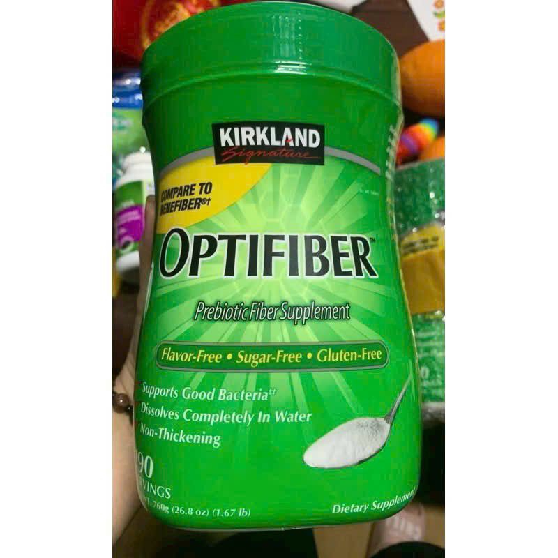 🇺🇸[2026]Bột Hòa Tan Bổ Sung Chất Xơ Kirkland Optifiber 760g hỗ trợ tiêu hoá,chống táo bón-chubby6987
