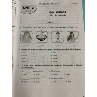 Sách - Đề kiểm tra Tiếng Anh 3