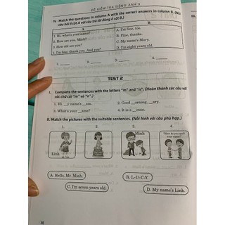 Sách - Đề kiểm tra Tiếng Anh 3