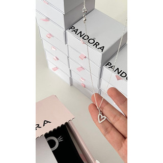  Dây chuyền vòng cổ Love Heart Pandora đủ bill 