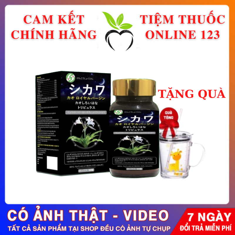 COMBO 2 HỘP Shikawa dành cho người đi tiểu nhiều lần, tiểu đêm do chức năng thận kém (30 viên) - TIE