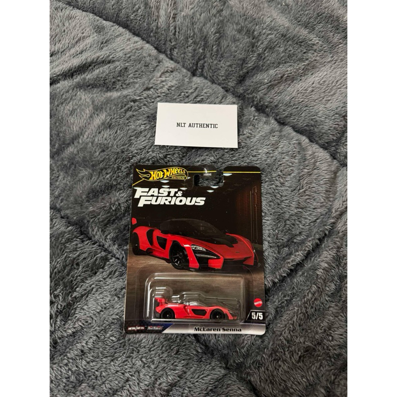 Xe Hot Wheels Fast And Furious Mclaren Senna Đỏ đen