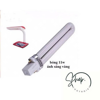 Bóng đèn bàn ánh sáng trắng, ánh sáng vàng, 11w (bóng đèn Trung Quốc) thay thế cho đèn học RẠNG ĐÔNG (loại tốt)