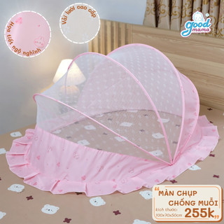❗❗❗Màn Chụp Gấp Gọn Cho Bé - Mùng Chống Muỗi Cho Trẻ Nhỏ 0-3 Tuổi Goodmama Chính Hãng