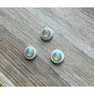 Charm bạc 925 đính Opal thiên nhiên