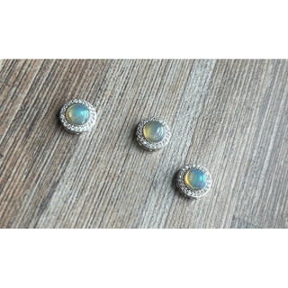 Charm bạc 925 đính Opal thiên nhiên