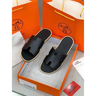  Hot TrendDép HM Nam Nữ Quai Da Đế Cao Su Non Êm Chân - Dép GC Boy Phố Họa Tiết Phong Cách Trẻ Trung 