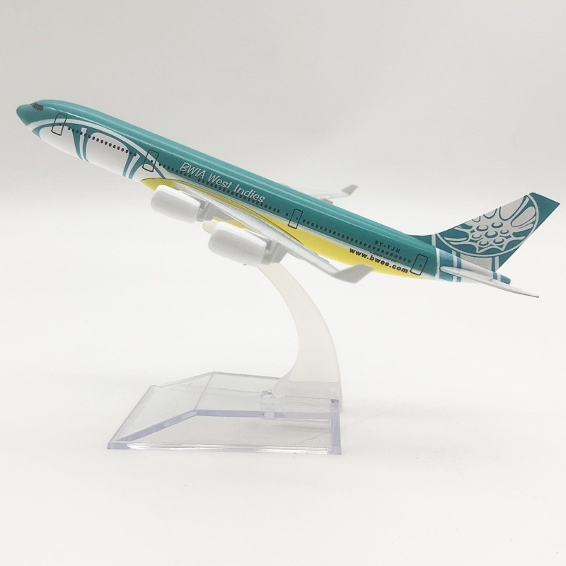 Mô hình máy bay Caribbean Sea Airbus A340 có đế 16cm MB16215